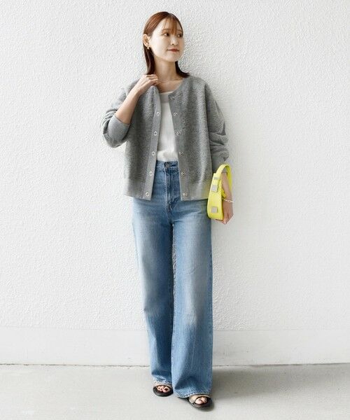 SHIPS / シップス カーディガン・ボレロ | 〈手洗い可能〉スライバー スナップ ボタン カーディガン | 詳細1