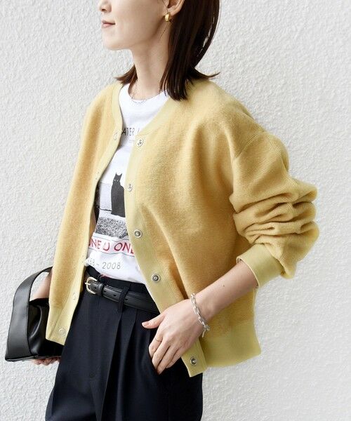 SHIPS / シップス カーディガン・ボレロ | 〈手洗い可能〉スライバー スナップ ボタン カーディガン | 詳細22