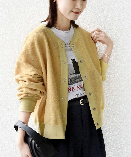 SHIPS / シップス カーディガン・ボレロ | 〈手洗い可能〉スライバー スナップ ボタン カーディガン | 詳細24