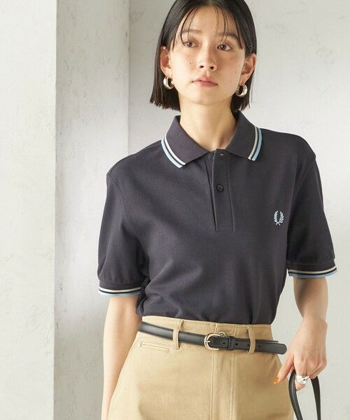SHIPS / シップス Tシャツ | 《予約》FRED PERRY:M3600 TWIN TIPPED POLO（ダークグレー）