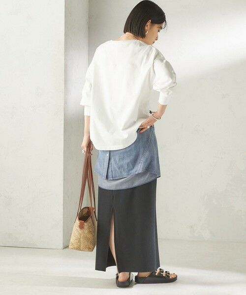 SHIPS / シップス カットソー（半袖以外） | 《予約》【SHIPS別注】81BRANCA: プリント ロングスリーブ TEE | 詳細4