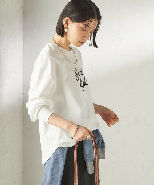 SHIPS / シップス カットソー（半袖以外） | 《予約》【SHIPS別注】81BRANCA: プリント ロングスリーブ TEE | 詳細8