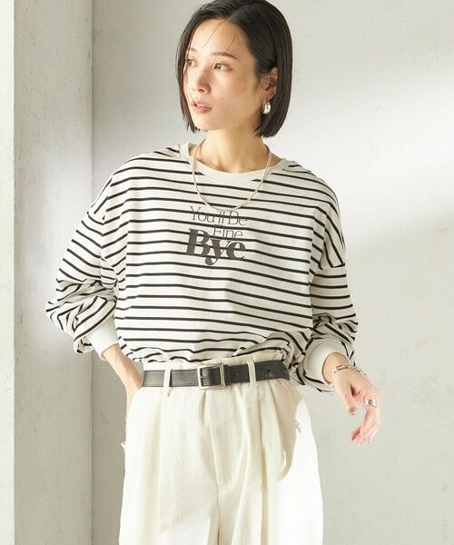 SHIPS / シップス カットソー（半袖以外） | 《予約》【SHIPS別注】81BRANCA: プリント ロングスリーブ TEE | 詳細21