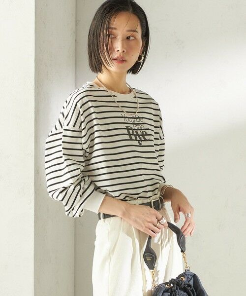 SHIPS / シップス カットソー（半袖以外） | 《予約》【SHIPS別注】81BRANCA: プリント ロングスリーブ TEE | 詳細23