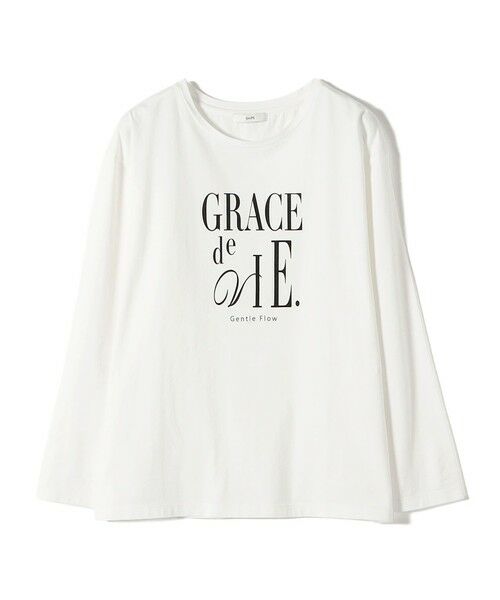 SHIPS / シップス カットソー | 《予約》ロング スリーブ プリント TEE | 詳細7