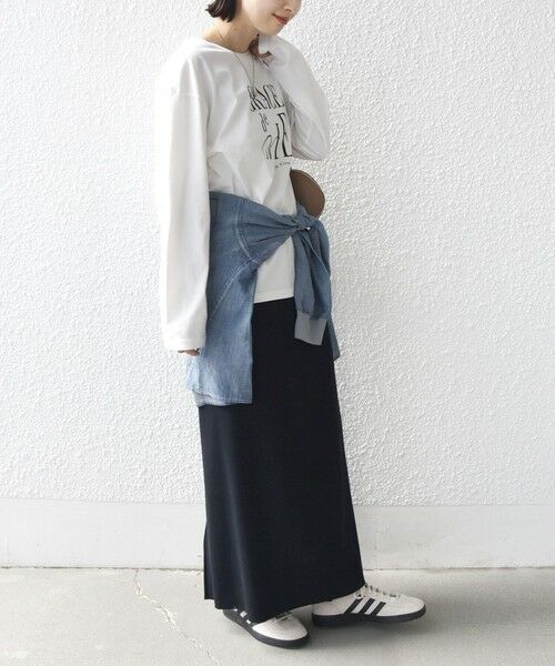 SHIPS / シップス カットソー | 《予約》ロング スリーブ プリント TEE | 詳細3