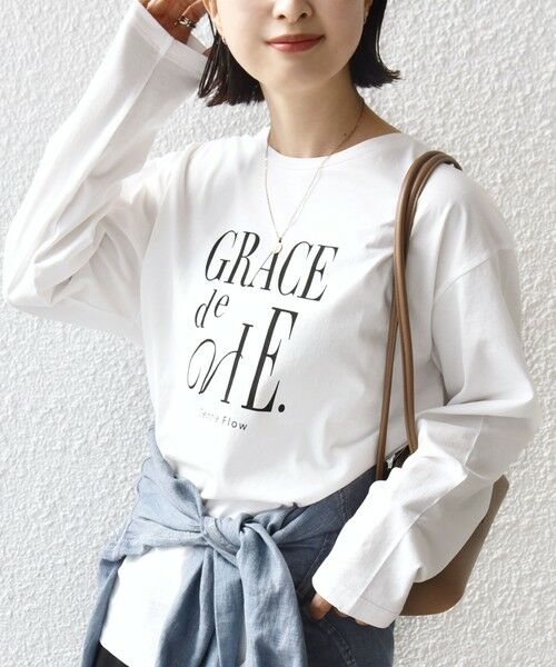 SHIPS / シップス カットソー | 《予約》ロング スリーブ プリント TEE | 詳細4