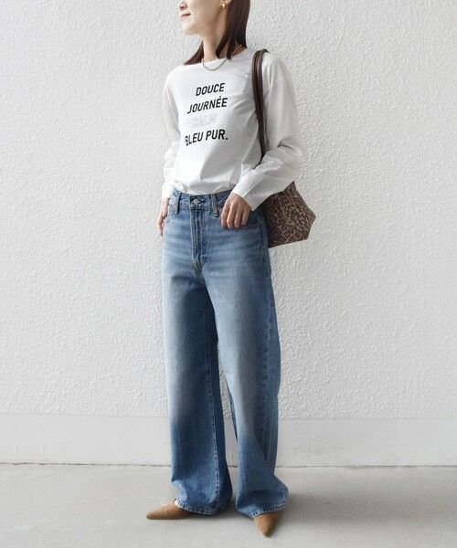 SHIPS / シップス カットソー | 《予約》ロング スリーブ プリント TEE | 詳細10