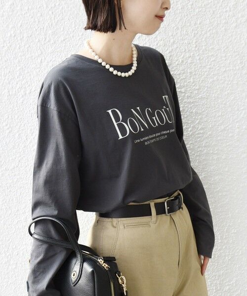 SHIPS / シップス カットソー | 《予約》ロング スリーブ プリント TEE | 詳細13