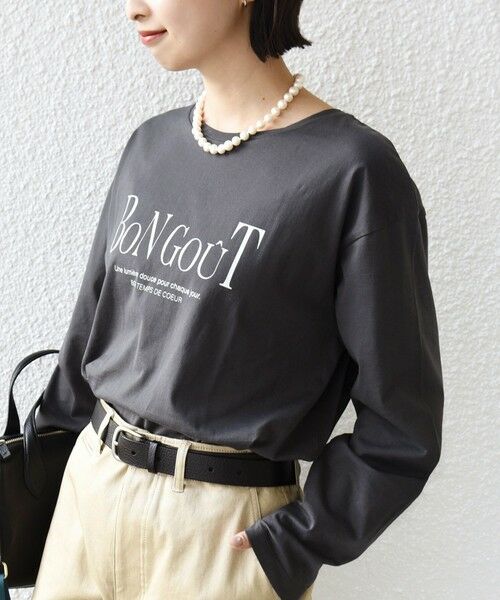 SHIPS / シップス カットソー | 《予約》ロング スリーブ プリント TEE | 詳細11