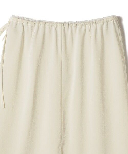 SHIPS / シップス ミニ・ひざ丈スカート | 《予約》〈洗濯機可能〉ダル サテン 裾 レース スカート | 詳細17