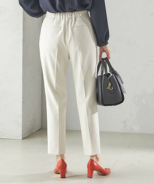 SHIPS / シップス スラックス・ドレスパンツ | 〈手洗い可能〉ダブル クロス パンツ オフホワイト（セレモニー対応可） | 詳細10