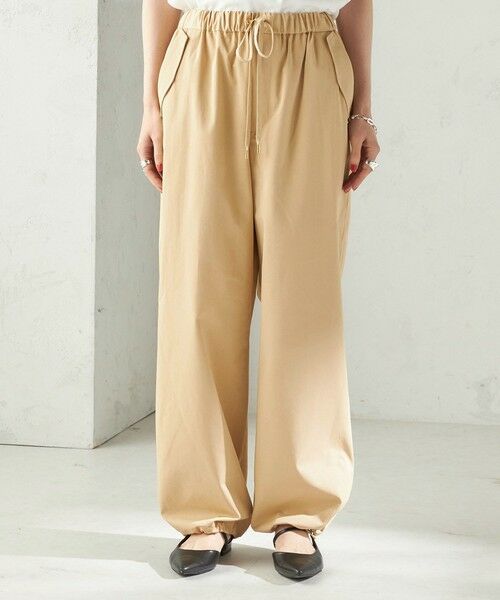 SHIPS / シップス その他パンツ | 《予約》〈手洗い可 / 撥水加工〉サイド ポケット 裾 ドロスト パンツ | 詳細30