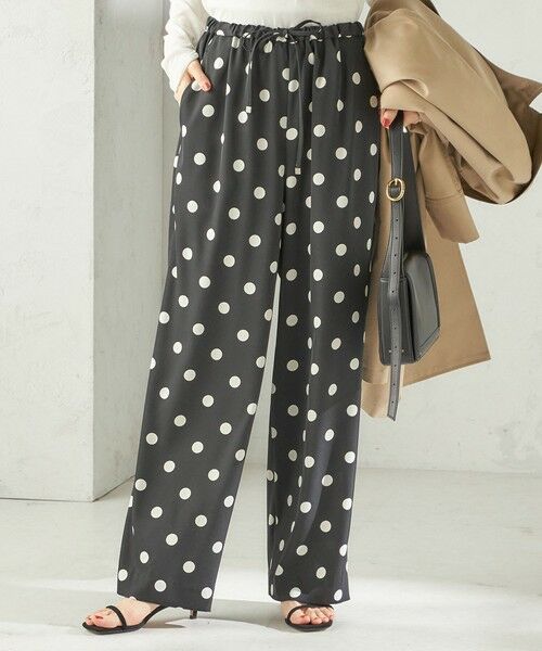 SHIPS / シップス その他パンツ | 《予約》〈手洗い可能〉ソルベ ツイル ドット ドロスト パンツ | 詳細10