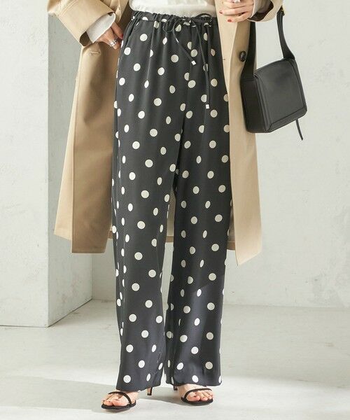 SHIPS / シップス その他パンツ | 《予約》〈手洗い可能〉ソルベ ツイル ドット ドロスト パンツ | 詳細5
