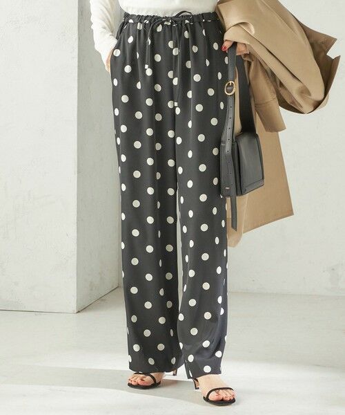 SHIPS / シップス その他パンツ | 《予約》〈手洗い可能〉ソルベ ツイル ドット ドロスト パンツ | 詳細7