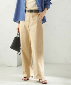 《予約》〈洗濯機可能〉ストレッチ チノ 硫化染め パンツ