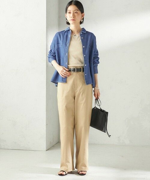 SHIPS / シップス チノ・ワークパンツ | 《予約》〈洗濯機可能〉ストレッチ チノ 硫化染め パンツ | 詳細1