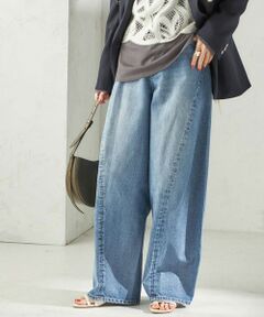 SHIPS / シップス デニムパンツ | 《予約》【SHIPS別注】BIT BLUE:バレル レック デニム パンツ