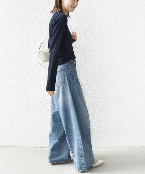 SHIPS / シップス デニムパンツ | 《予約》【SHIPS別注】BIT BLUE:バレル レック デニム パンツ | 詳細15