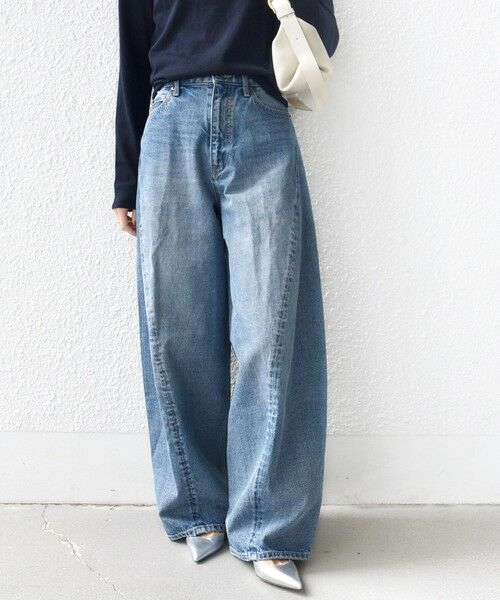 SHIPS / シップス デニムパンツ | 《予約》【SHIPS別注】BIT BLUE:バレル レック デニム パンツ | 詳細16