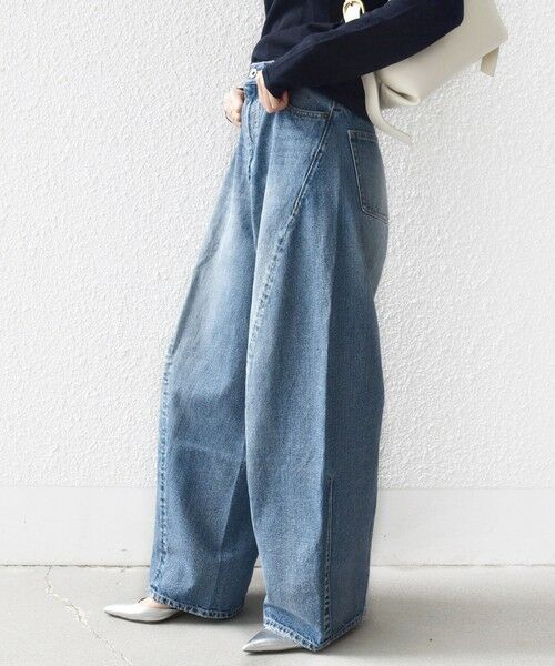 SHIPS / シップス デニムパンツ | 《予約》【SHIPS別注】BIT BLUE:バレル レック デニム パンツ | 詳細17