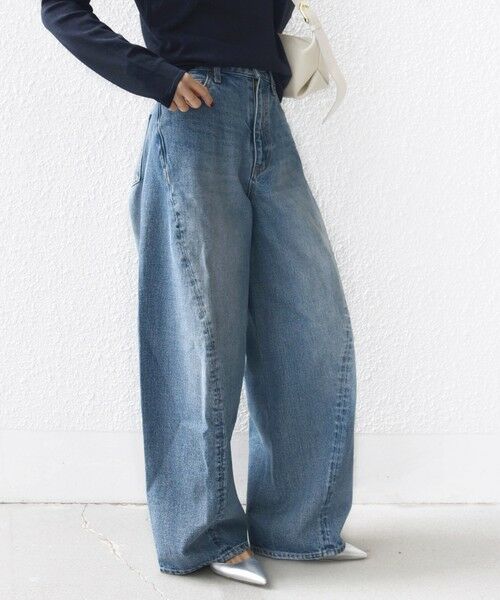 SHIPS / シップス デニムパンツ | 《予約》【SHIPS別注】BIT BLUE:バレル レック デニム パンツ | 詳細19