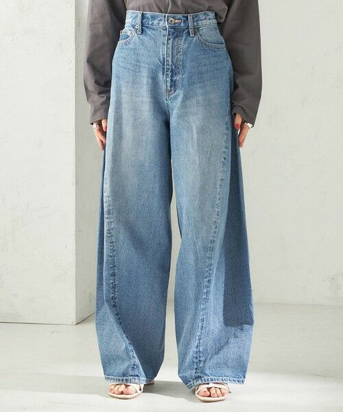 SHIPS / シップス デニムパンツ | 《予約》【SHIPS別注】BIT BLUE:バレル レック デニム パンツ | 詳細29