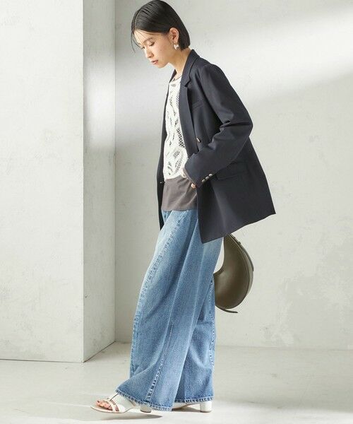 SHIPS / シップス デニムパンツ | 《予約》【SHIPS別注】BIT BLUE:バレル レック デニム パンツ | 詳細3