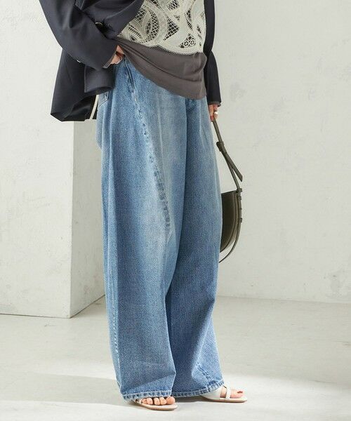 SHIPS / シップス デニムパンツ | 《予約》【SHIPS別注】BIT BLUE:バレル レック デニム パンツ | 詳細7