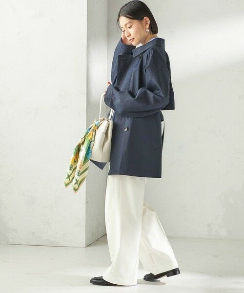 SHIPS / シップス その他パンツ | 《予約》〈UVカット・吸水速乾・手洗い可能〉綿麻混 オックス 2タック ストレート パンツ | 詳細10