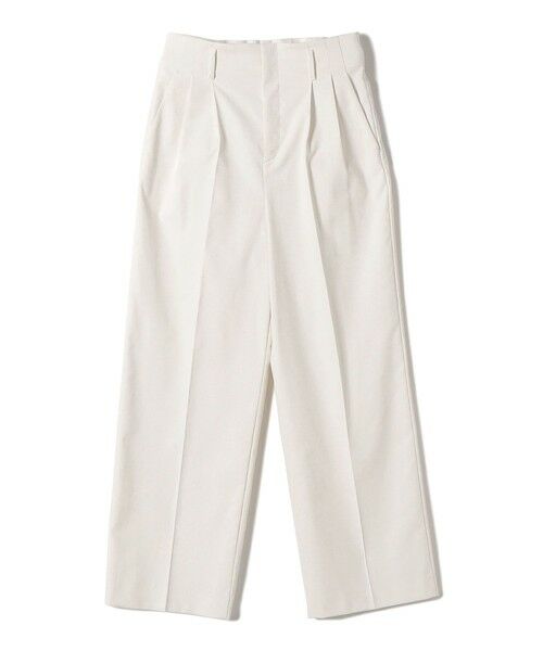 SHIPS / シップス その他パンツ | 《予約》〈UVカット・吸水速乾・手洗い可能〉綿麻混 オックス 2タック ストレート パンツ | 詳細14