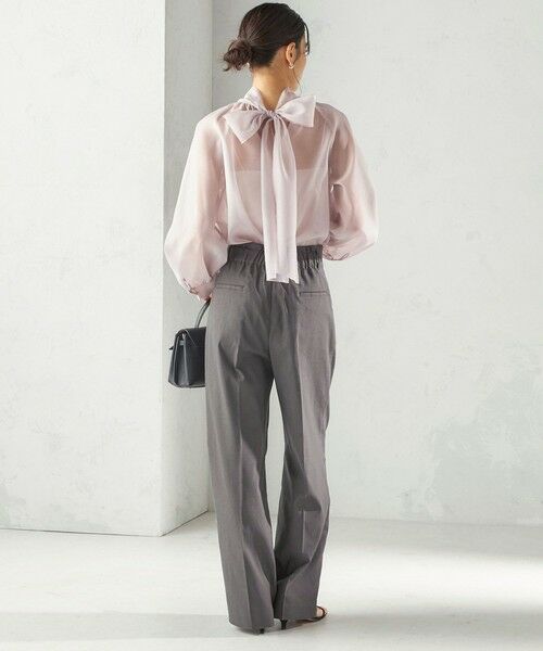 SHIPS / シップス その他パンツ | 《予約》〈UVカット・吸水速乾・手洗い可能〉綿麻混 オックス 2タック ストレート パンツ | 詳細17