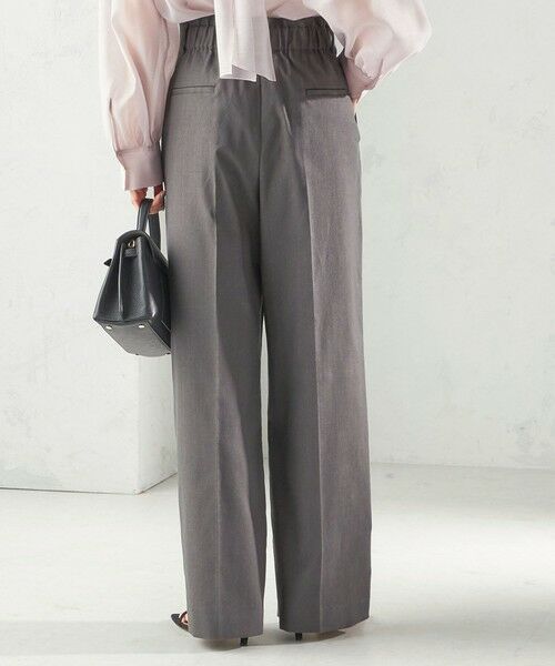 SHIPS / シップス その他パンツ | 《予約》〈UVカット・吸水速乾・手洗い可能〉綿麻混 オックス 2タック ストレート パンツ | 詳細21