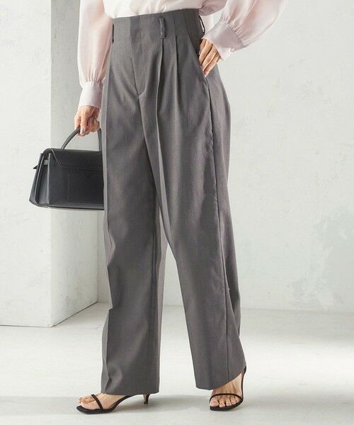 SHIPS / シップス その他パンツ | 《予約》〈UVカット・吸水速乾・手洗い可能〉綿麻混 オックス 2タック ストレート パンツ | 詳細22