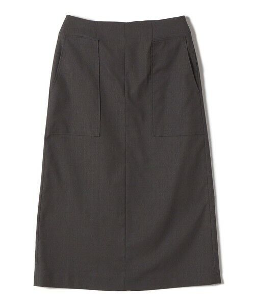 SHIPS / シップス ロング・マキシ丈スカート | 《予約》〈UVカット・吸水速乾・手洗い可能〉綿麻混 オックス ポケット タイト スカート | 詳細9