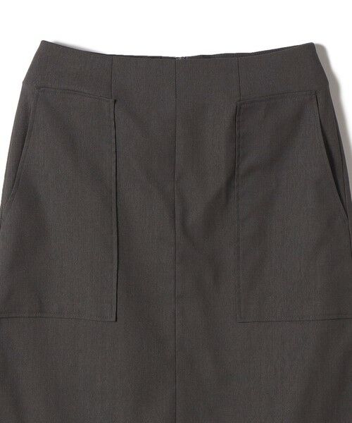SHIPS / シップス ロング・マキシ丈スカート | 《予約》〈UVカット・吸水速乾・手洗い可能〉綿麻混 オックス ポケット タイト スカート | 詳細11