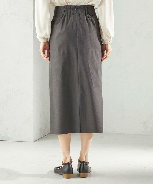 SHIPS / シップス ロング・マキシ丈スカート | 《予約》〈UVカット・吸水速乾・手洗い可能〉綿麻混 オックス ポケット タイト スカート | 詳細21