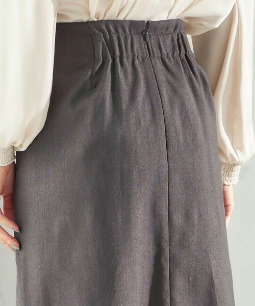 SHIPS / シップス ロング・マキシ丈スカート | 《予約》〈UVカット・吸水速乾・手洗い可能〉綿麻混 オックス ポケット タイト スカート | 詳細22