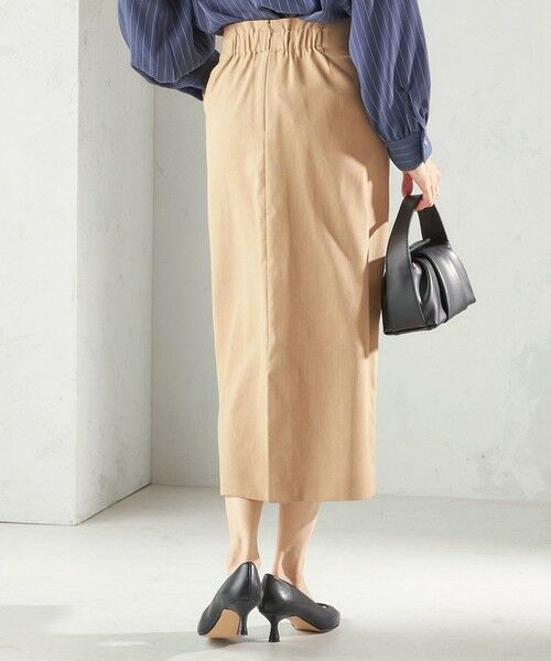 SHIPS / シップス ロング・マキシ丈スカート | 《予約》〈UVカット・吸水速乾・手洗い可能〉綿麻混 オックス ポケット タイト スカート | 詳細29