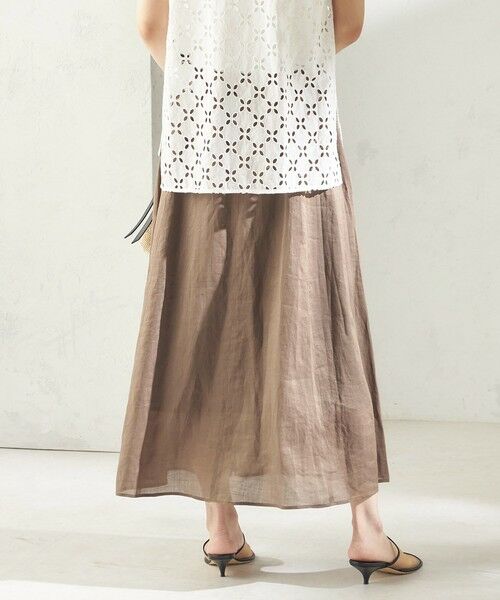 SHIPS / シップス ロング・マキシ丈スカート | 《予約》〈手洗い可能〉ラミー 4 ギャザー スカート | 詳細29