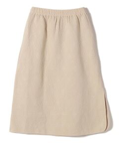 SHIPS / シップス ミニ・ひざ丈スカート | 【SHIPS別注】Fanaka:〈手洗い可能〉ジャカード サイド スリット スカート