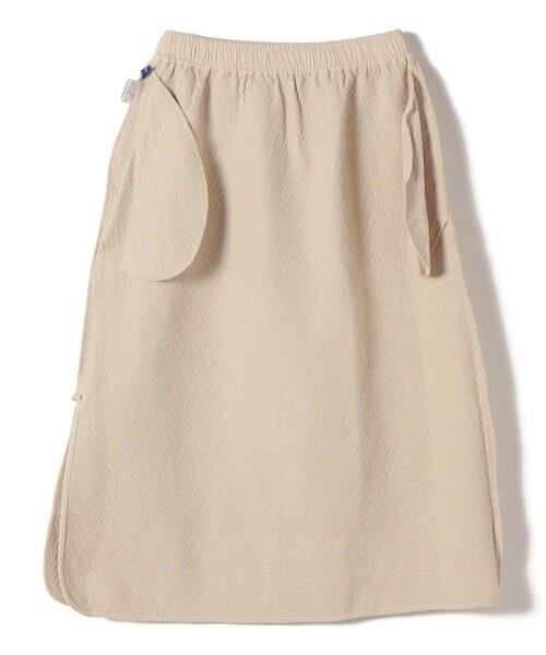 SHIPS / シップス ミニ・ひざ丈スカート | 【SHIPS別注】Fanaka:〈手洗い可能〉ジャカード サイド スリット スカート | 詳細2