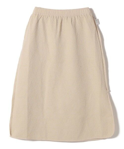 SHIPS / シップス ミニ・ひざ丈スカート | 【SHIPS別注】Fanaka:〈手洗い可能〉ジャカード サイド スリット スカート | 詳細3