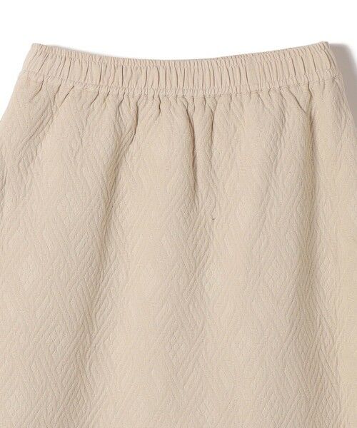 SHIPS / シップス ミニ・ひざ丈スカート | 【SHIPS別注】Fanaka:〈手洗い可能〉ジャカード サイド スリット スカート | 詳細5