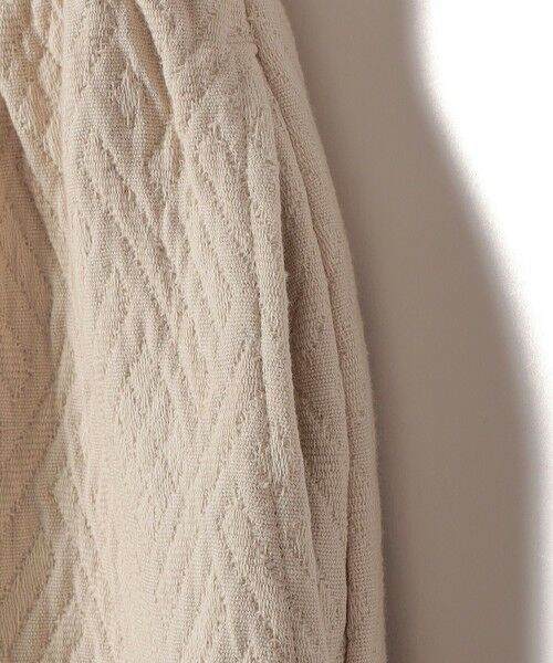 SHIPS / シップス ミニ・ひざ丈スカート | 【SHIPS別注】Fanaka:〈手洗い可能〉ジャカード サイド スリット スカート | 詳細6