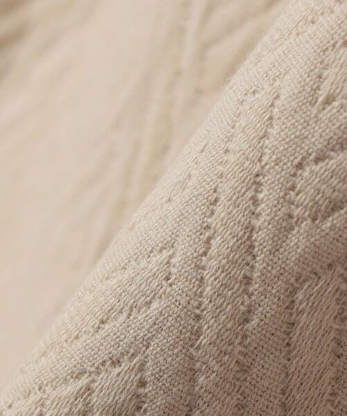 SHIPS / シップス ミニ・ひざ丈スカート | 【SHIPS別注】Fanaka:〈手洗い可能〉ジャカード サイド スリット スカート | 詳細8