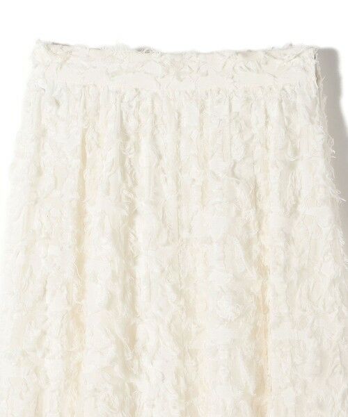 SHIPS / シップス ロング・マキシ丈スカート | 《予約》〈手洗い可能〉シアー カット ジャカード フレア スカート（セレモニー対応可） | 詳細11