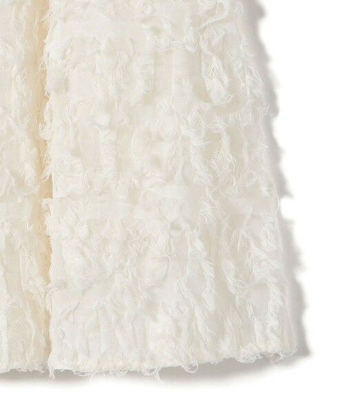 SHIPS / シップス ロング・マキシ丈スカート | 《予約》〈手洗い可能〉シアー カット ジャカード フレア スカート（セレモニー対応可） | 詳細13