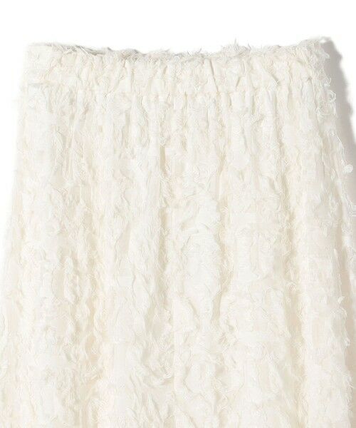 SHIPS / シップス ロング・マキシ丈スカート | 《予約》〈手洗い可能〉シアー カット ジャカード フレア スカート（セレモニー対応可） | 詳細14
